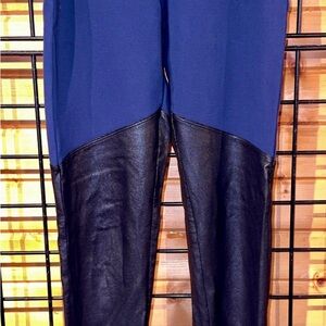 BCBGMaxAzria Blue and Black Jeggings